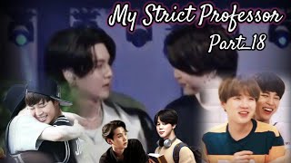 Yoongi worried for jimin ❤️My strict professor❤️ Part_18  💗Hindi dubbed💗 #yoonminlovestory 😺🐣 #btsff