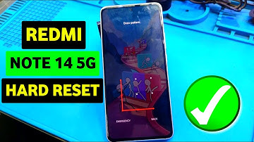 Hard Reset Redmi Note 14 5G | Redmi Note 14 Pro / Pro Plus Factory Reset | Password & Pattern Unlock