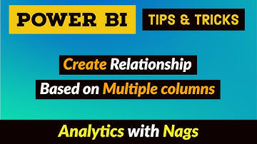 Create Relationship Based on Multiple columns  - Power BI Desktop Tips and Tricks (44/100)