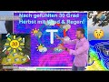 Aktuelle Wettervorhersage 21. bis 27. September: Nach gefühlten 30 Grad Herbst mit Wind & Regen!