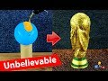 DIY World Cup Trophy from recycled toilet paper roll, unbelievable! | #drhacks