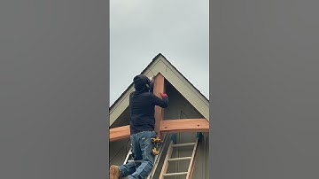 Installing ornamental cedar #workerlife