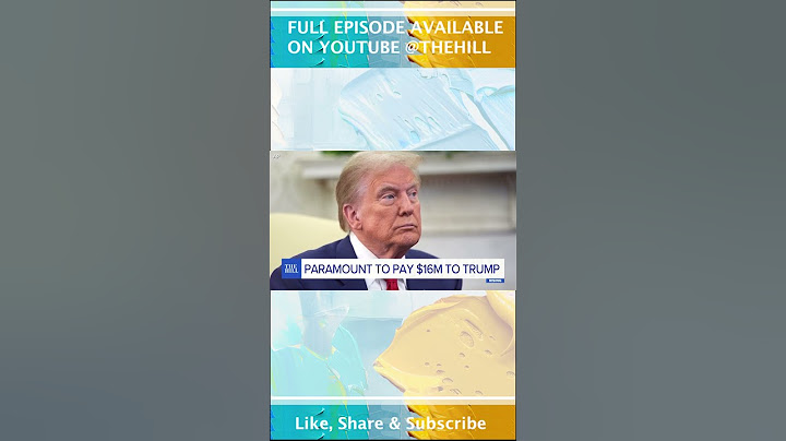 Paramount SETTLES Trump’s CBS ‘60 Minutes’ LAWSUIT | RISING