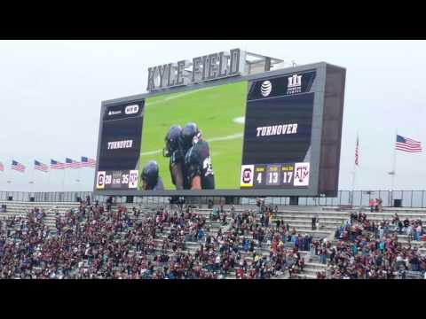 Texas a&m  football  final interception