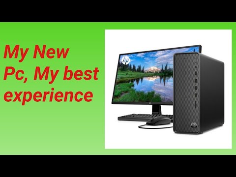 HP Slim Desktop  S01-pf1153in pc Unboxing and review