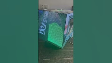 320x320mm Small Size LED Cube Display P2.5 indoor LED display cube