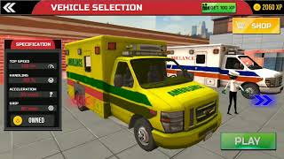 Stickman Rescue Ambulance Game | Driving Gameplay Android | Hannu Games screenshot 1