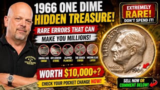 Stop Dont SpendThis Tiny 1966 Coin Could Be Worth $10,000+ | Rare Dime Errors Revealed!
