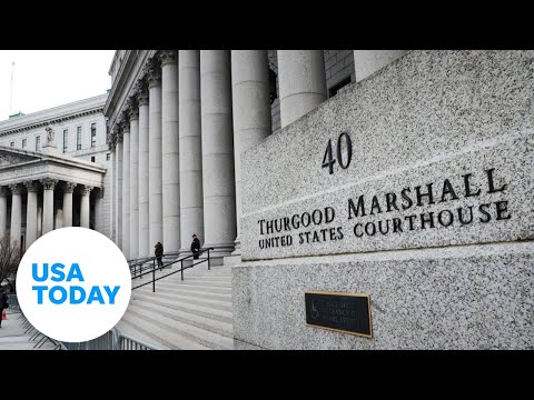 Exterior of courthouse after jury finds Ghislaine Maxwell guilty | USA Today