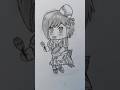 Filling a page with chibi characters part 1 akane #anime #oshinoko #akanekurokawa