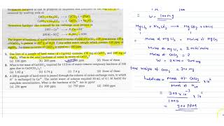 A water is said to be soft water if it produces sufficient foam with the soap and water that doe... screenshot 3