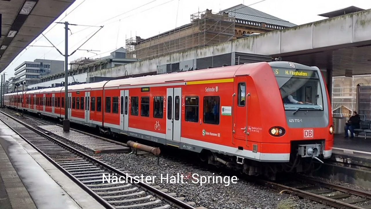 [S-Bahn Hannover] Ansagen S5 Paderborn Hbf - Hannover Hbf