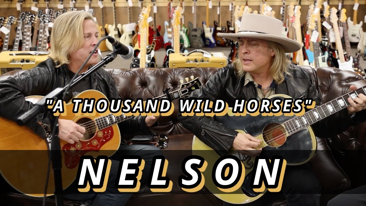 Nelson Twins "A Thousand Wild Horses" - Original 1959 Gibson J-200