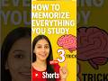 How to Memorize Everything You Study | 3 Powerful Tips for Class 10| #study #cbseboardexam #tips