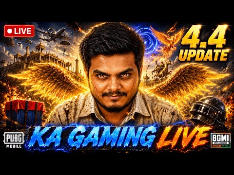 KA GAMING LIVE BGMI LIVE KANNADA  60 FPS GOD IS BACK  NEW 4.4 UPDATE GAMEPLAY RUSH GAMEPLAY