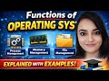 Functions of an operating system in detail.Os basics explained in simple language