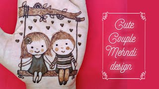 Cute couple mehndi design 2020 || mehndi tattoo for hands || mehndi designs