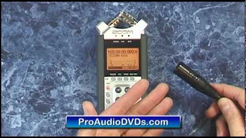 Zoom H4n Features Unbox Demo Tutorial DVD Handy Recorder