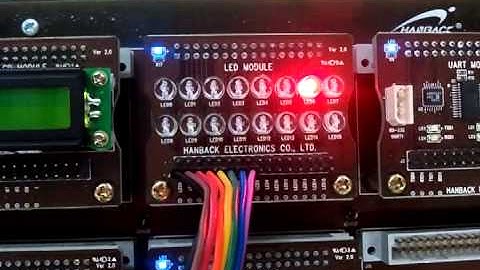 AVR 인터럽트를 이용한 4가지 LED 모드