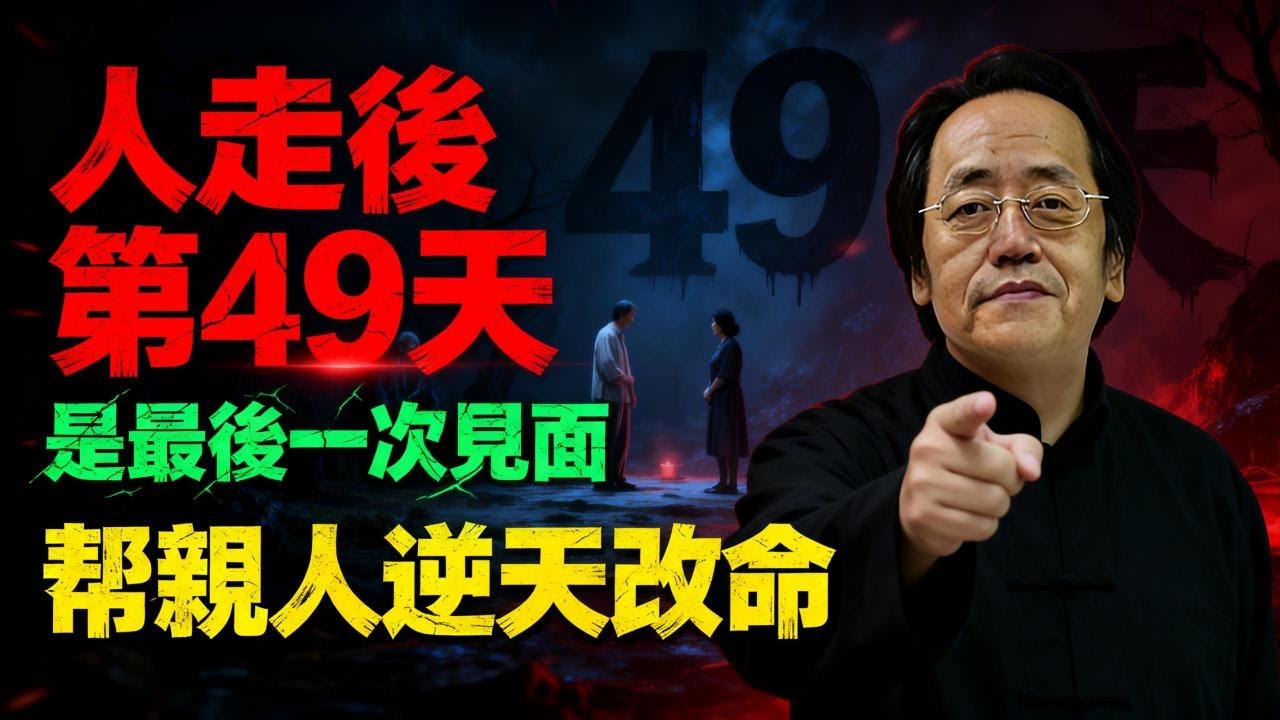 倪海廈揭秘：人死後其實沒「死」？為什麼死後有“49天”？這不是迷信，是能量轉換的“簽證期”！這期間做錯一件事，親人下輩子全毀了！#倪海廈 #臨終關懷 #49天 #中陰身 #黃金八小時 #生龜脫殼
