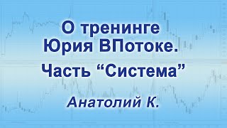 Отзыв участника тренинга ЭСтБТ Юрия ВПотоке по итогу части Система 22-4 Анатолия К.