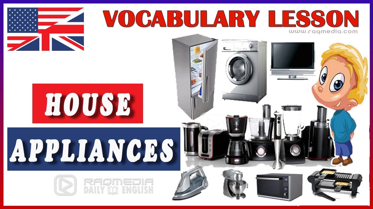 House Furniture and Appliances Kids Vocabulary YouTube