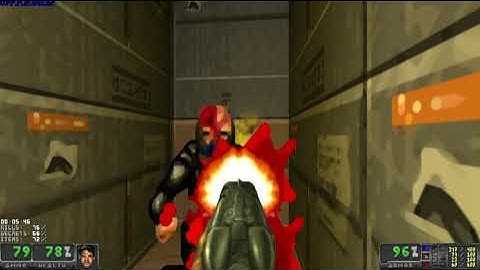 Playing Free Doom Phase 2 as if it was Doom 2 Hell on Earth (Map 09)