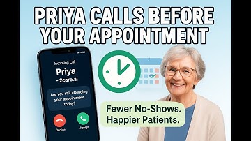 AI Voice Agent Priya for Appointment Reminders & Rescheduling | 2care.ai