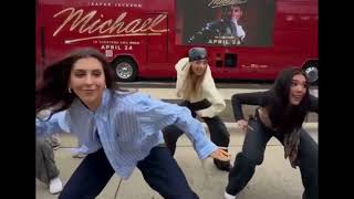 Michael Jackson Movie Marketing Is Insane Official Tour Bus Pro Dancers Take Over Chicago