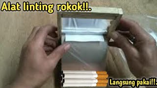 Cara membuat alat linting rokok dari kayu