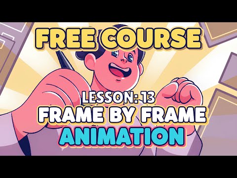 Lesson 13 of 15: How To Animate a Walkcycle Part 3 | Frame by Frame Animation Free Course