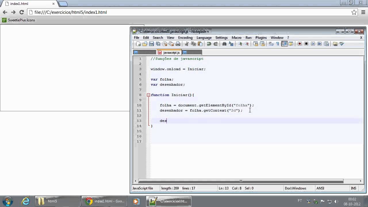 074 HTML5 Introdução ao elemento Canvas - YouTube