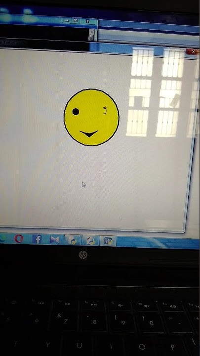 draw smiley with python #python #coding #shorts - YouTube