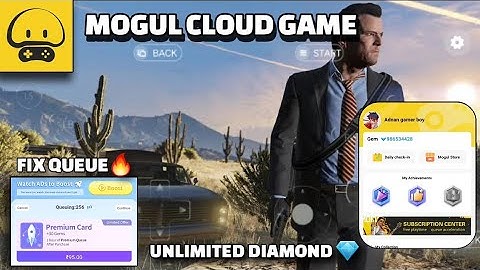 *MOGUL CLOUD GAME [How to get unlimited diamond TRICK] How to fix Queue (NEW TRICK #cloudgaming )