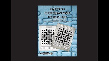 Book: Dutch Codeword Puzzles (in large print).