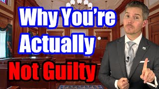 You're supposed to plead NOT GUILTY (even if you did it).