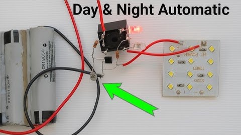 Automatic Day Night Lights Switch Circuit | Day And Night Solar System | Sensor Light LED Night Auto