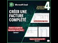 Facture Excel – Calcul du total, TVA utilisées et synthèse avec FILTRE et UNIQUE