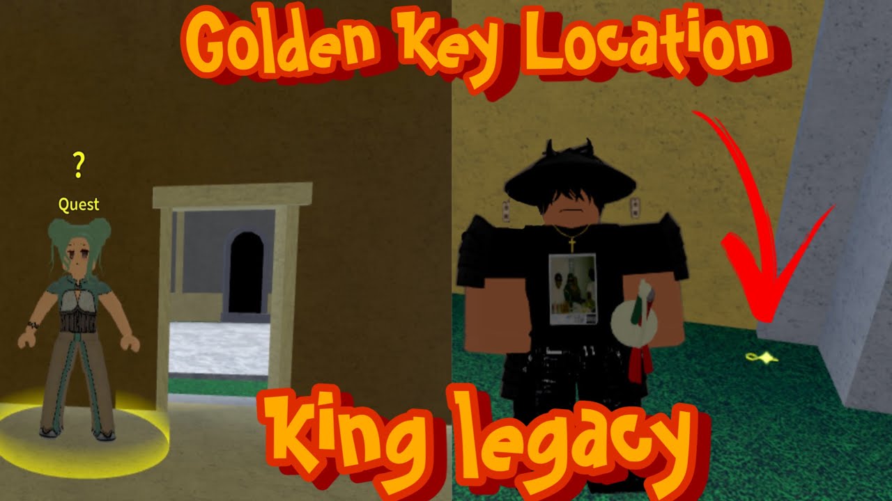 Where to find the Golden key in Kings Legacy #roblox #kinglegacy #onep