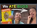 Eating BUGS and rating how they taste!