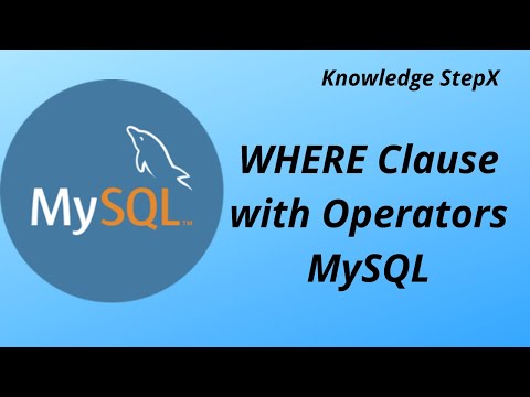 WHERE Clause with operators - MySQL