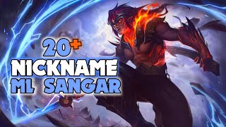 20  NAMA ML KEREN MENYALA🔥‼️NICKNAME ML SANGAR & SEREM BELUM DIPAKAI TERBARU 2025⁉️- MOBILE LEGENDS