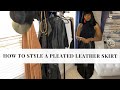 How to Style a Pleated Skirt | CocoStylesLuxe
