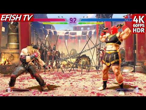 Alex vs Marisa (Hardest AI) - Street Fighter 6