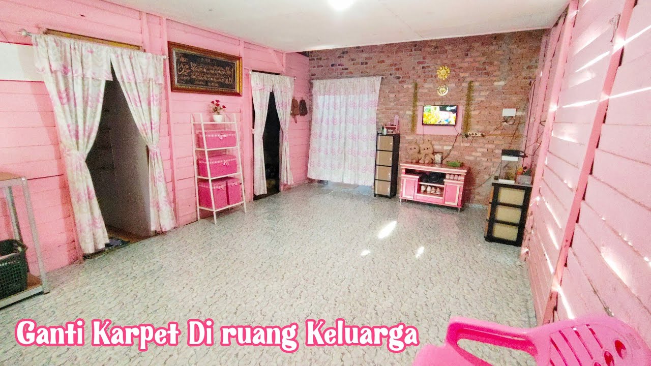 PERSIAPAN UNTUK LEBARAN || GANTI KARPET DIRUANG KELUARGA DI BULAN RAMADHAN