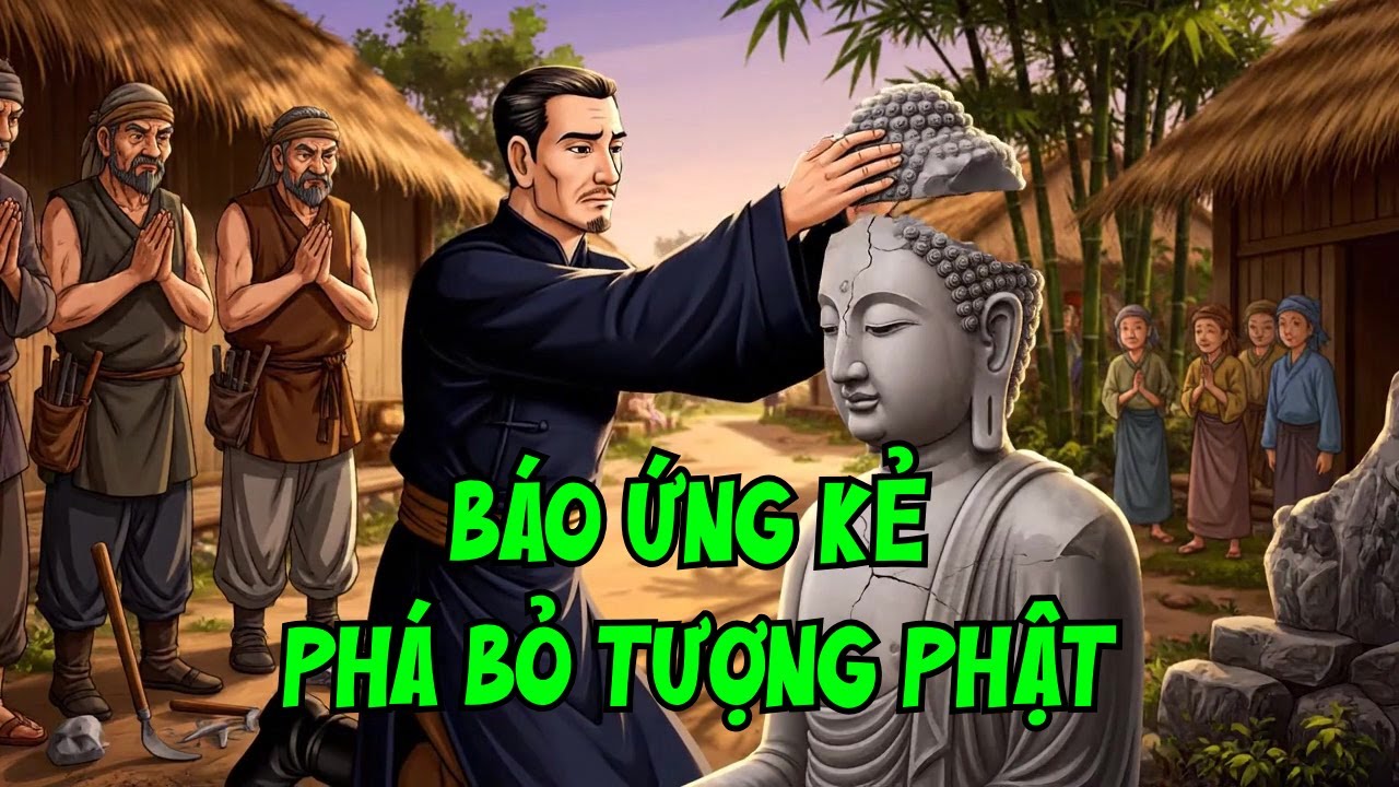 Bức Tượng Phật Nứt Trán | Nhân Quả Báo Ứng Khi Dám Mạo Phạm Chốn Linh Thiêng