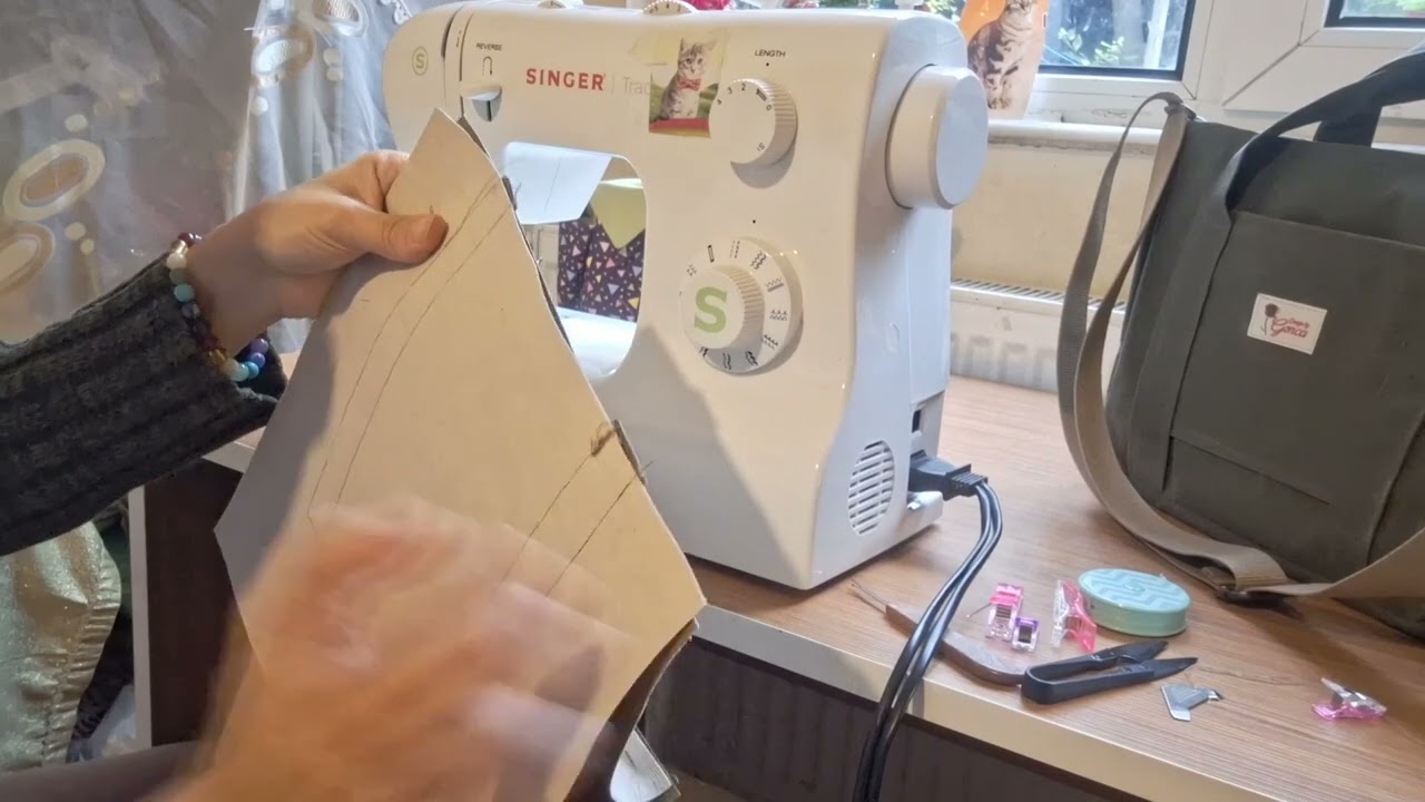 Mumlu Kanvas Orta boy Çanta Dikimi Bölüm 1