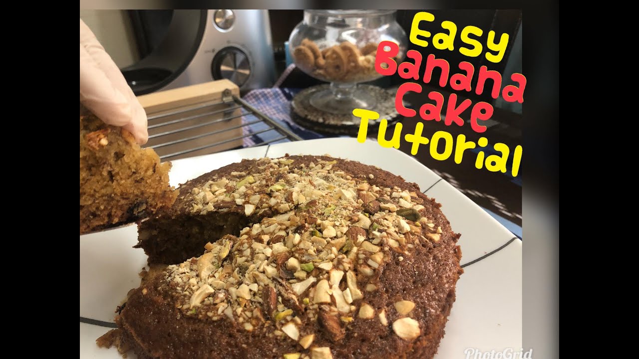 Easy Banana cake tutorial - YouTube