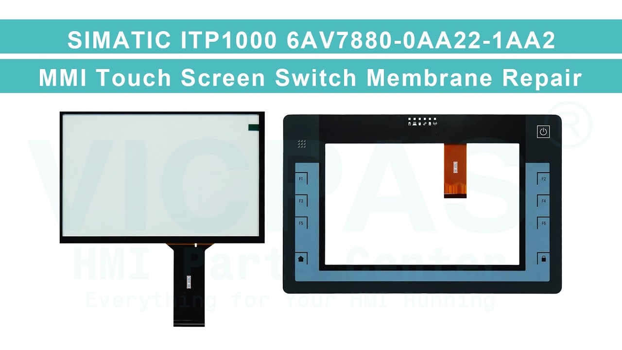SIEMENS SIMATIC ITP1000 6AV7880-0AA22-1AA2 Touch Panel Switch
