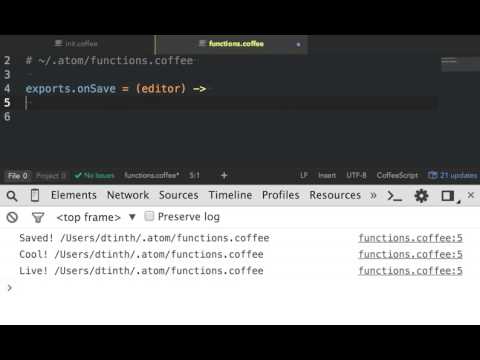 Tweak your Atom’s init script without reloading Atom using a declarative module